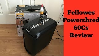 Fellowes Powershred 60Cs CrossCut Review [upl. by Suilmann]