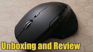 UnboxingReview of the AmazonBasics FullSize Ergonomic Wireless PC Mouse with Fast Scrolling [upl. by Htebsil171]