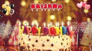 KRISHNA Happy Birthday Song – Happy Birthday Krishna [upl. by Zoarah]