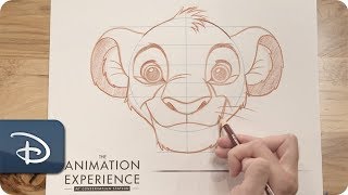 HowTo Draw Simba From ‘The Lion King’ [upl. by Ajup]