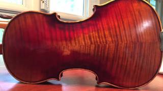 Custom Violin after Paganinis 1743 quotIl Cannonequot Guarneri del Gesu [upl. by Najram]