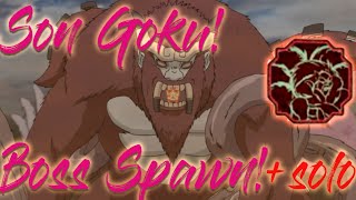 Shindo Life  Sun Tailed Spirit Spawn 4 Tails and Location  Soloing Boss [upl. by Amoreta731]