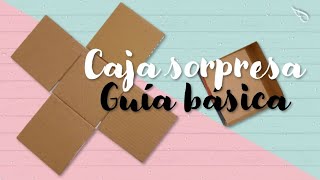 DIY ♡ Caja sorpresa  caja explosiva guía básica  Erandy Paz [upl. by Sudnor]