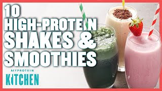 10 Delicious HighProtein Shake amp Smoothie Recipes  Myprotein [upl. by Knowlton]