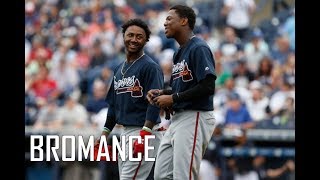 BROMAÑCE  Ozzie Albies and Ronald Acuña Jr fun moments [upl. by Gardener32]