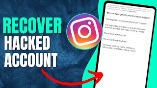 How to Recover Hacked Instagram Account [upl. by Kalfas401]