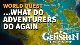 What Do Adventurers Do Again Genshin Impact Quest [upl. by Atirrehs]