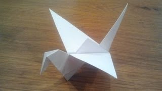 How To Make an Origami Flapping Bird [upl. by Templer]