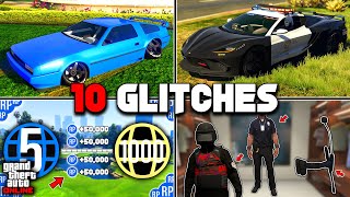 10 Glitches In GTA 5 Online [upl. by Whitelaw863]