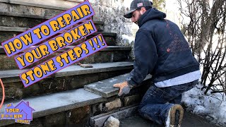 How To Repair Your Stone Steps in a Day [upl. by Hetti]