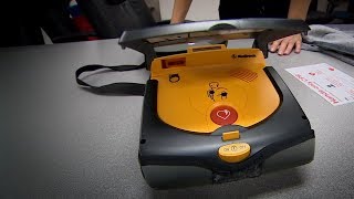 How to use an AED Automatic External Defibrillator [upl. by Nalo]