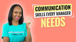 COMMUNICATION SKILLS FOR MANAGERS  How To Be Clear Concise and Effective [upl. by Ninnette11]