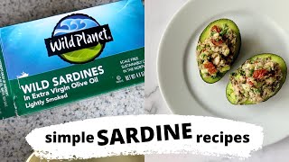 Tasty Sardine Recipes  How to use canned sardines in 3 easy recipes [upl. by Enaile]