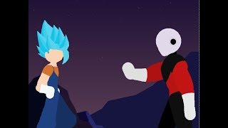 Super Saiyan Blue Vegito Vs Jiren Stick Fight [upl. by Livvie]