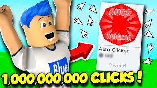 So I Bought The AUTO CLICKER In Clicking Simulator And Got MILLIONS OF CLICKS Roblox [upl. by Marcella]