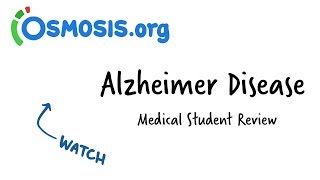 Alzheimer Disease  Osmosis [upl. by Alphonse]