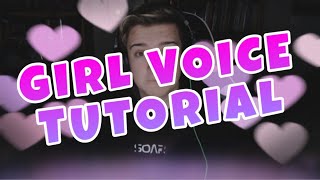 HOW TO DO A GIRL VOICE Tutorial [upl. by Colfin560]