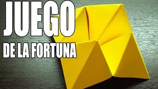 COMO HACER UN COMECOCOS DE PAPEL PASO A PASO FORTUNE TELLER  ORIGAMI FACIL [upl. by Netsryk361]