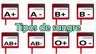 Los tipos de sangre [upl. by Yentihw608]