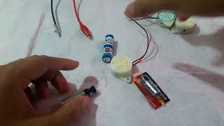 Buzzer Zumbador Piezo Electrico Activo 3v a 24v [upl. by Ettenahc39]