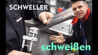 Auto Schweller reparieren und schweißen  KFZ Tutorial [upl. by Aihsotan805]