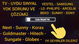 Tv  Uydu sinyal yok sorunu ve çözümü [upl. by Eisac]