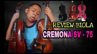 Unboxing Review Violin Biola Cremona SV75  Cremona Indonesia [upl. by Aber]