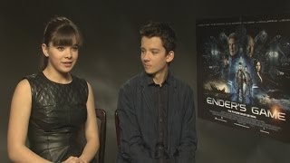 Enders Game Cast Interview [upl. by Atrahc989]