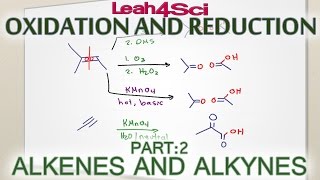 Alkenes amp Alkynes Oxidation Reduction and Oxidative Cleavage [upl. by Gerrilee807]