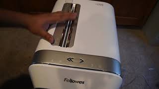 Unboxing and 1st use Fellowes Powershred LX220 microcut shredder [upl. by Enrobyalc]