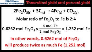 R214 Theoretical yield and percent yield [upl. by Ettedranreb340]