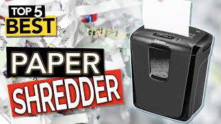 ✅ TOP 5 Best Paper Shredders Budget amp Portable [upl. by Werdma]