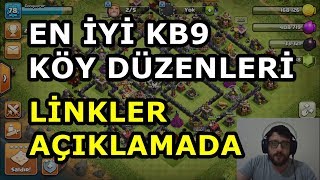 EN İYİ KB9 KÖY DÜZENLERİ  TH9 WAR BASES  CLASH OF CLANS [upl. by Alilad]