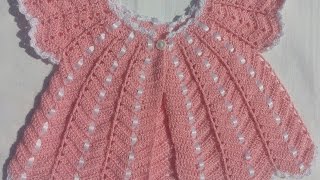 Chambrita tejida a gancho o crochet para bebe [upl. by Eusadnilem481]