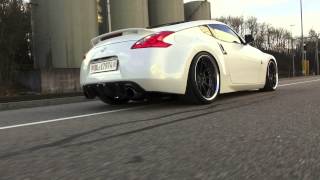 Nissan 370Z STILLEN Supercharger 0  160 Kmh acceleration [upl. by Blatman]