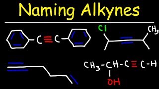 Naming Alkynes  IUPAC Nomenclature amp Common Names [upl. by Adolph]