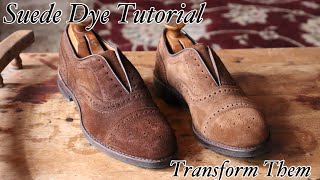 HOW TO DYE SUEDE SHOES DIY TUTORIAL amp 3 HELPFUL TIPS TO HELP YOU DO IT RIGHT [upl. by Kcod]