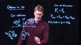 Momentum Collisions in 2D [upl. by Boykins724]