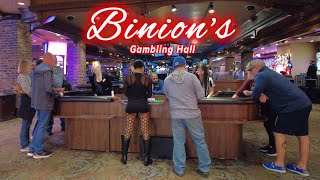 BINIONS GAMBLING HALL Las Vegas Walking Tour [upl. by Halstead]