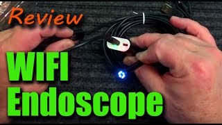 Gadget Review  WIFI Waterproof Endoscope Inspection Camera [upl. by Llezom]