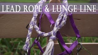 How To Make A Breyer Lead Rope And Lunge Line [upl. by Delly]