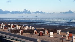 Cuxhaven  Deutsche Nordseeküste  Sandstrand und Meer [upl. by Nifares]