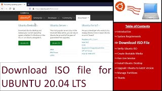 Download latest version Ubuntu 2004 LTS ISO file  Ubuntu Installation Tutorial  01 [upl. by Suoivart912]