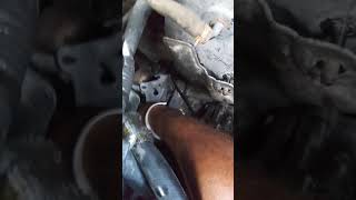 Nissan Rogue starter replace [upl. by Neyu]