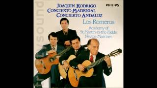 Joaquin Rodrigo Concerto Andaluz for 4 Guitars Los Romeros [upl. by Aidaas]