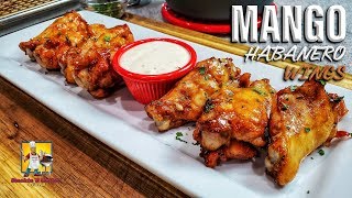 Mango Habanero Wings  March Madness Munchies [upl. by Gerrilee129]