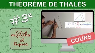 LE COURS  Théorème de Thalès  Troisième [upl. by Merceer]