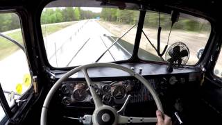 Take a ride in the 1950 Kenworth  Shifting and Cummins sound [upl. by Beverle]