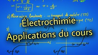 Électrochimie  applications du cours [upl. by Rapsag583]