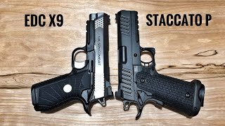 Wilson Combat EDC X9 vs STI Staccato P  If I Could Only Have One [upl. by Cindelyn76]